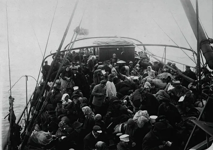 Framed Print : Transporting workers to the mines, 1890. Creator: Unknown Framed Print : Transporting workers to the mines, 1890. Creator: Unknown