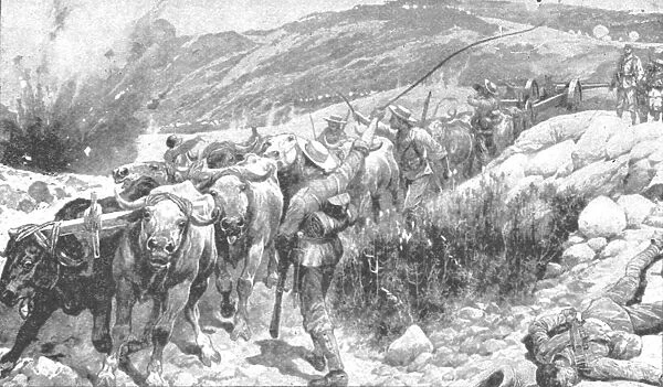 The Transvaal War,1899-1901: The Bluejackets Saving a Gun, (1901). Creator: Unknown