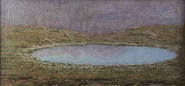 Framed Print : Trasparenze alpine (Alpine Transparencies), 1910. Creator: Longoni, Emilio (1859-1932) Framed Print : Trasparenze alpine (Alpine Transparencies), 1910. Creator: Longoni, Emilio (1859-1932)