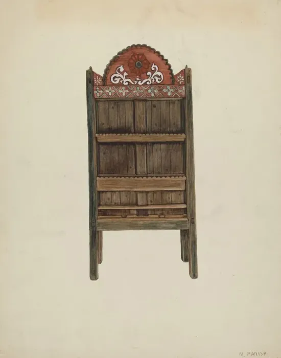 Framed Print : Trastero (chest), c. 1939. Creator: Marjery Parish Framed Print : Trastero (chest), c. 1939. Creator: Marjery Parish