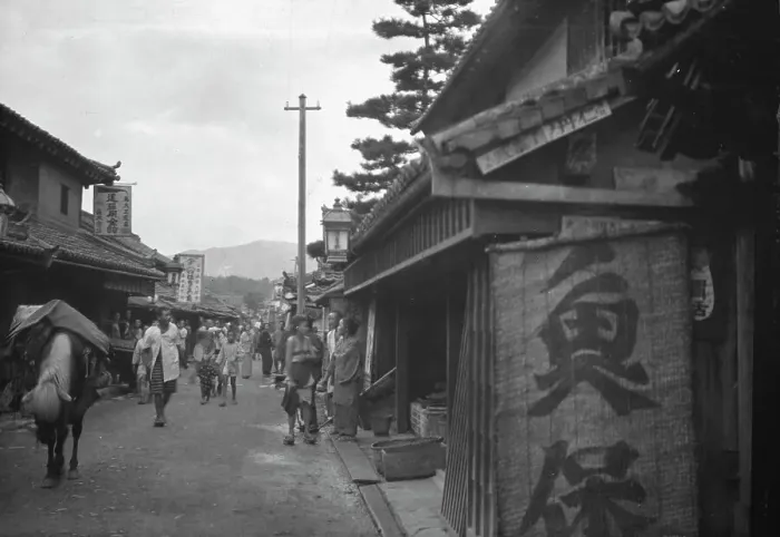 Framed Print : Travel views of Japan and Korea, 1908. Creator: Arnold Genthe Framed Print : Travel views of Japan and Korea, 1908. Creator: Arnold Genthe