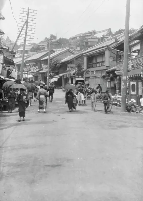 Framed Print : Travel views of Japan and Korea, 1908. Creator: Arnold Genthe Framed Print : Travel views of Japan and Korea, 1908. Creator: Arnold Genthe