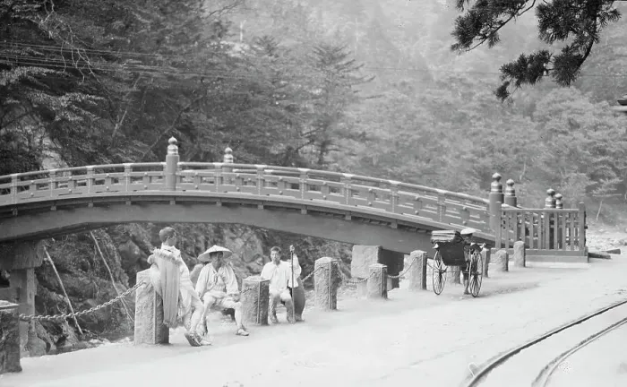 Framed Print : Travel views of Japan and Korea, 1908. Creator: Arnold Genthe Framed Print : Travel views of Japan and Korea, 1908. Creator: Arnold Genthe
