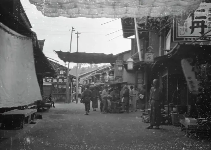 Framed Print : Travel views of Japan and Korea, 1908. Creator: Arnold Genthe Framed Print : Travel views of Japan and Korea, 1908. Creator: Arnold Genthe