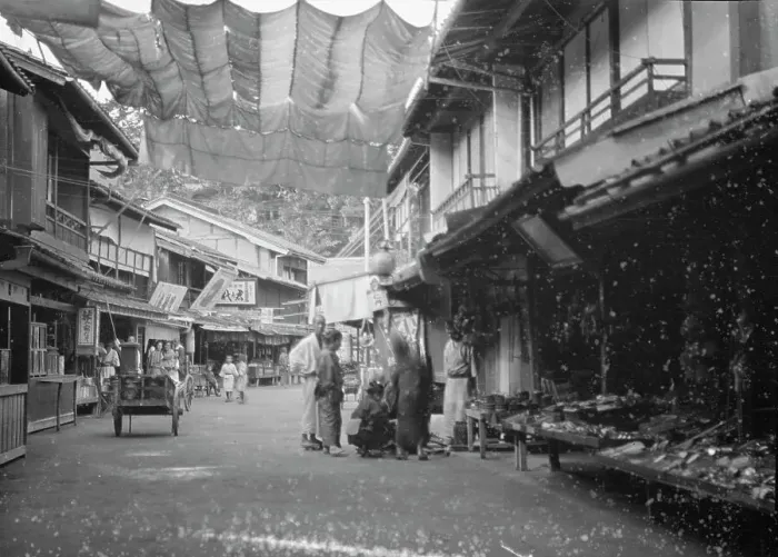 Framed Print : Travel views of Japan and Korea, 1908. Creator: Arnold Genthe Framed Print : Travel views of Japan and Korea, 1908. Creator: Arnold Genthe
