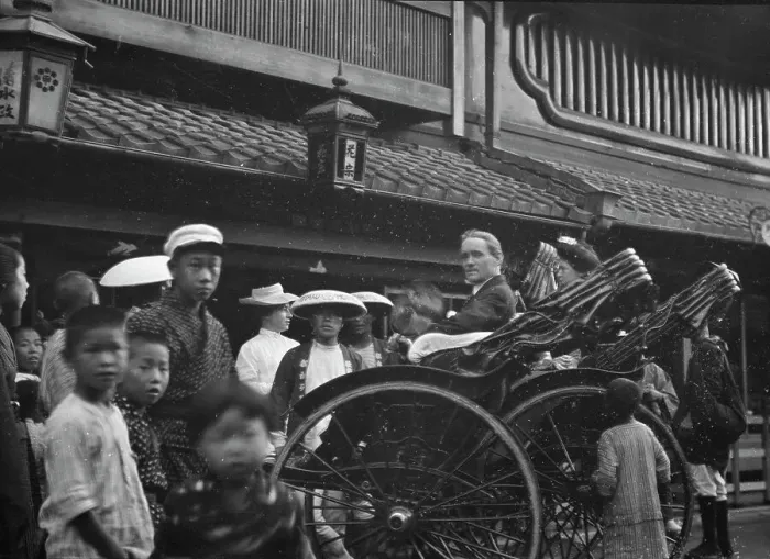 Framed Print : Travel views of Japan and Korea, 1908. Creator: Arnold Genthe Framed Print : Travel views of Japan and Korea, 1908. Creator: Arnold Genthe