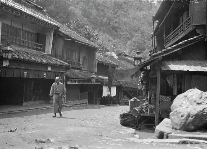 Framed Print : Travel views of Japan and Korea, 1908. Creator: Arnold Genthe Framed Print : Travel views of Japan and Korea, 1908. Creator: Arnold Genthe