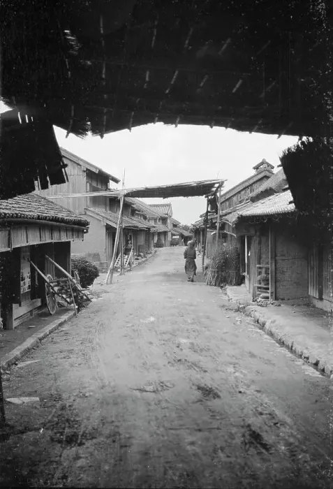 Framed Print : Travel views of Japan and Korea, 1908. Creator: Arnold Genthe Framed Print : Travel views of Japan and Korea, 1908. Creator: Arnold Genthe