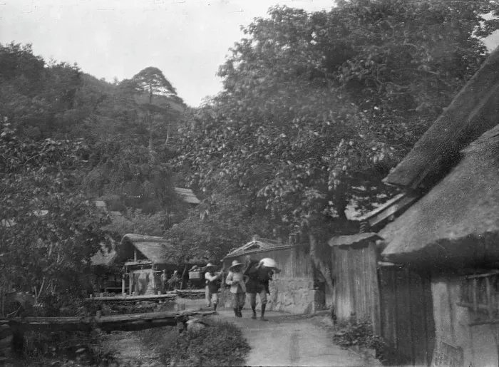 Framed Print : Travel views of Japan and Korea, 1908. Creator: Arnold Genthe Framed Print : Travel views of Japan and Korea, 1908. Creator: Arnold Genthe