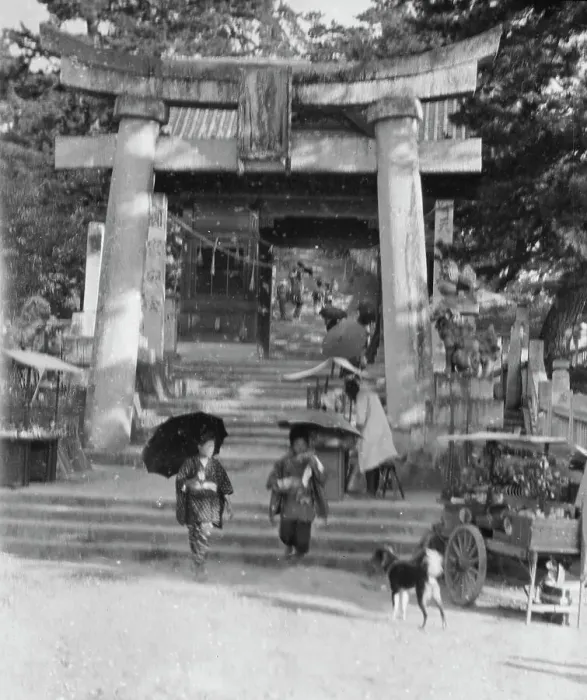 Framed Print : Travel views of Japan and Korea, 1908. Creator: Arnold Genthe Framed Print : Travel views of Japan and Korea, 1908. Creator: Arnold Genthe