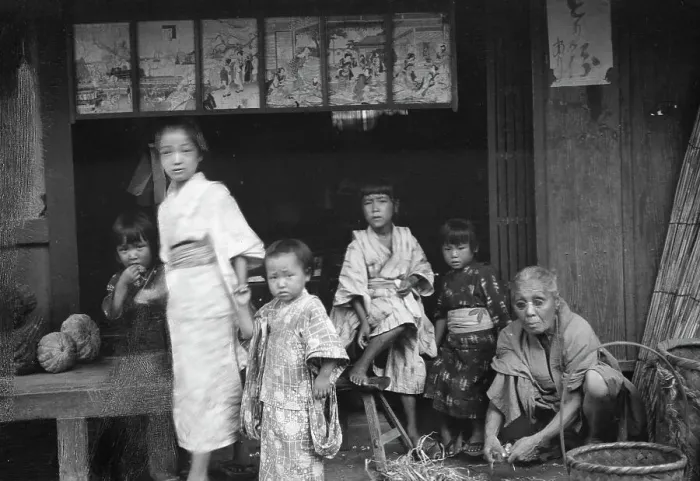 Framed Print : Travel views of Japan and Korea, 1908. Creator: Arnold Genthe Framed Print : Travel views of Japan and Korea, 1908. Creator: Arnold Genthe