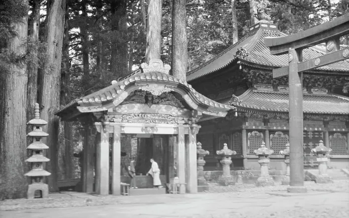 Framed Print : Travel views of Japan and Korea, 1908. Creator: Arnold Genthe Framed Print : Travel views of Japan and Korea, 1908. Creator: Arnold Genthe