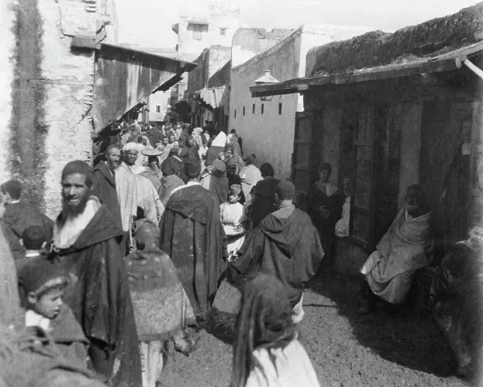 Framed Print : Travel views of Morocco, 1904. Creator: Arnold Genthe Framed Print : Travel views of Morocco, 1904. Creator: Arnold Genthe