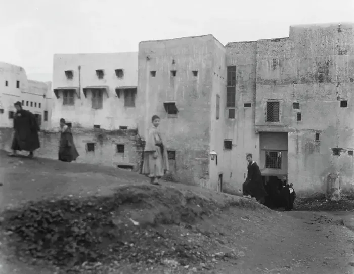 Framed Print : Travel views of Morocco, 1904. Creator: Arnold Genthe Framed Print : Travel views of Morocco, 1904. Creator: Arnold Genthe