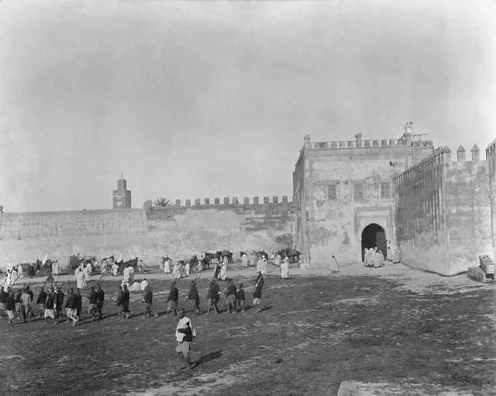 Framed Print : Travel views of Morocco, 1904. Creator: Arnold Genthe Framed Print : Travel views of Morocco, 1904. Creator: Arnold Genthe