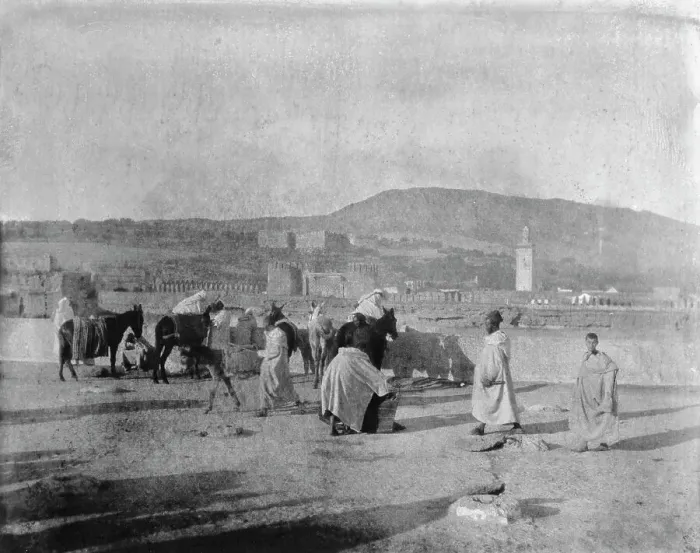 Framed Print : Travel views of Morocco, 1904. Creator: Arnold Genthe Framed Print : Travel views of Morocco, 1904. Creator: Arnold Genthe