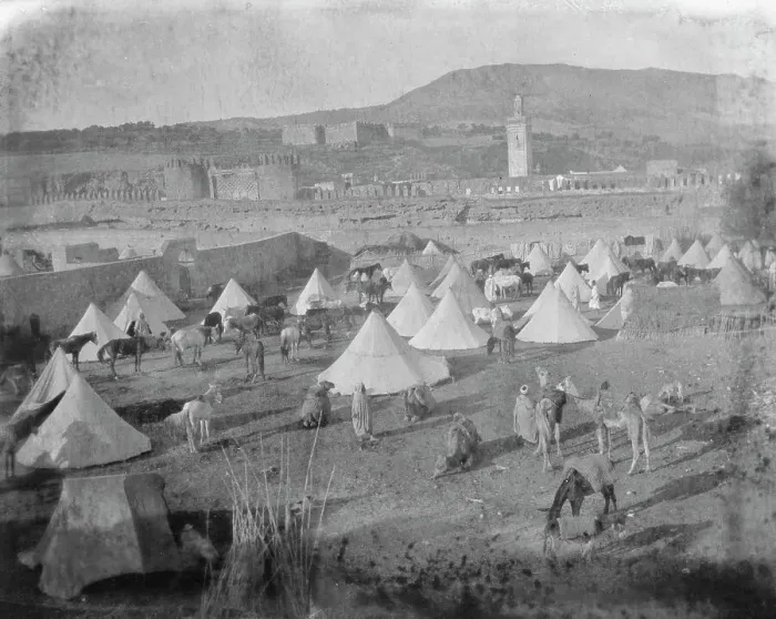 Framed Print : Travel views of Morocco, 1904. Creator: Arnold Genthe Framed Print : Travel views of Morocco, 1904. Creator: Arnold Genthe