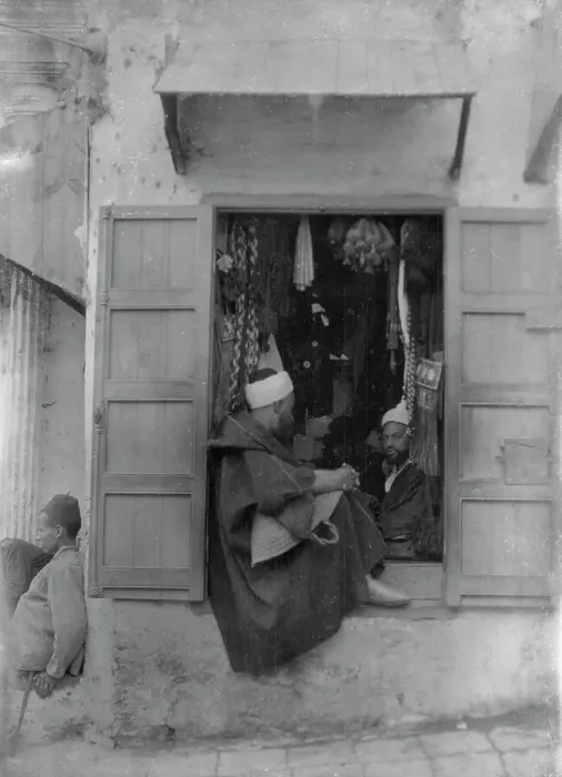 Framed Print : Travel views of Morocco, 1904. Creator: Arnold Genthe Framed Print : Travel views of Morocco, 1904. Creator: Arnold Genthe