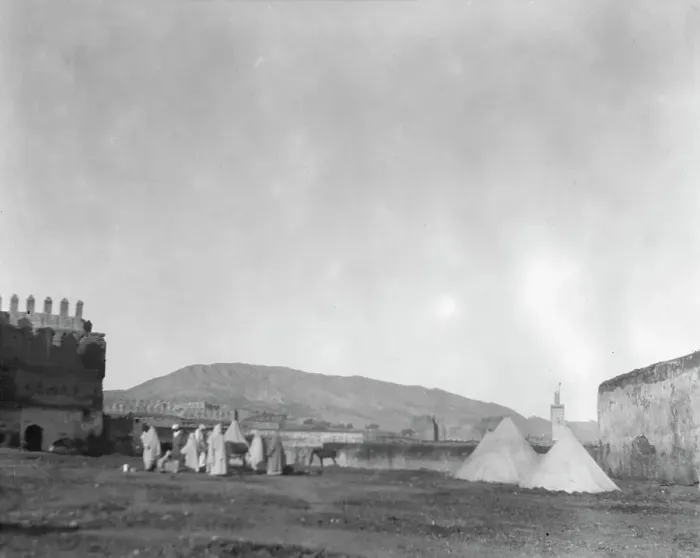 Framed Print : Travel views of Morocco, 1904. Creator: Arnold Genthe Framed Print : Travel views of Morocco, 1904. Creator: Arnold Genthe