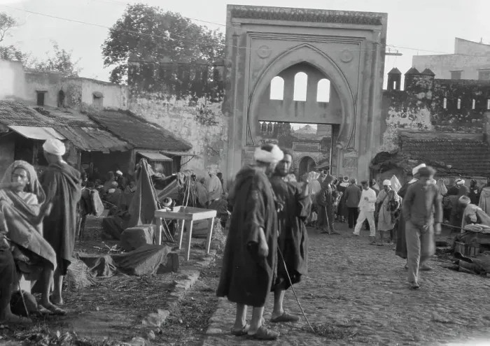 Framed Print : Travel views of Morocco, 1904. Creator: Arnold Genthe Framed Print : Travel views of Morocco, 1904. Creator: Arnold Genthe