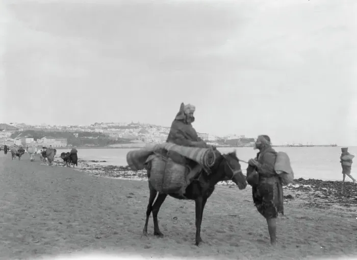 Framed Print : Travel views of Morocco, 1904. Creator: Arnold Genthe Framed Print : Travel views of Morocco, 1904. Creator: Arnold Genthe