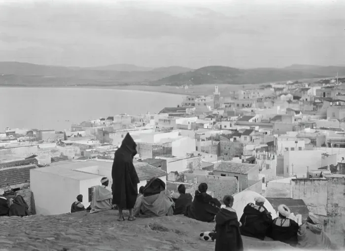Framed Print : Travel views of Morocco, 1904. Creator: Arnold Genthe Framed Print : Travel views of Morocco, 1904. Creator: Arnold Genthe