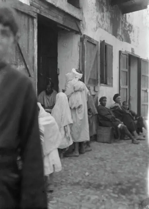 Framed Print : Travel views of Morocco, 1904. Creator: Arnold Genthe Framed Print : Travel views of Morocco, 1904. Creator: Arnold Genthe