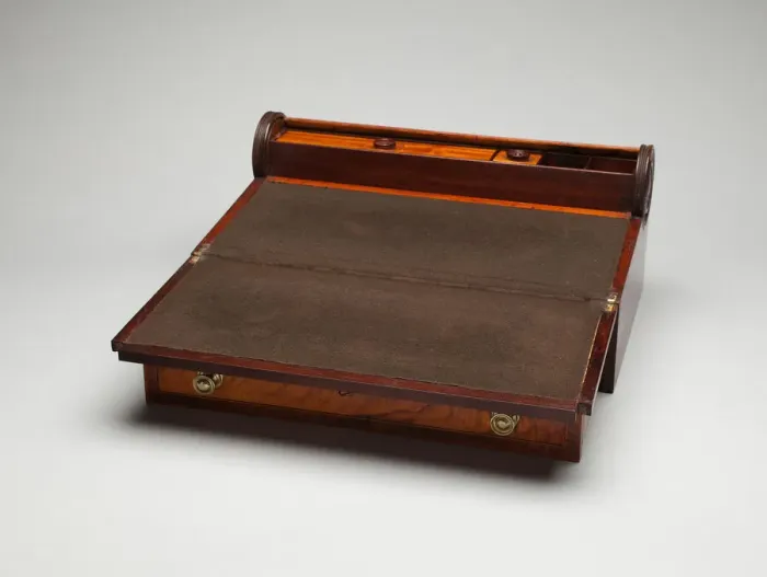 Framed Print : Traveling Desk, 1800 / 15. Creator: Unknown Framed Print : Traveling Desk, 1800 / 15. Creator: Unknown