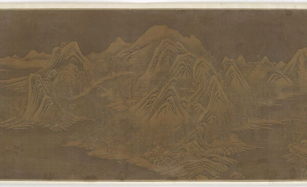 Traveling in Snowy Mountains, Ming or Qing dynasty, 17th century. Creator: Unknown