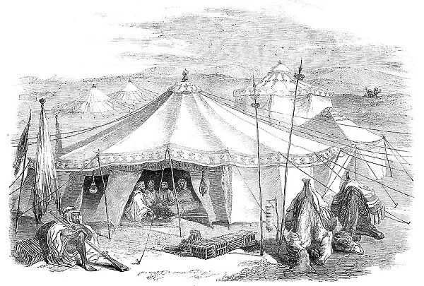 Travellers Encampment in the Desert, 1857. Creator: Unknown