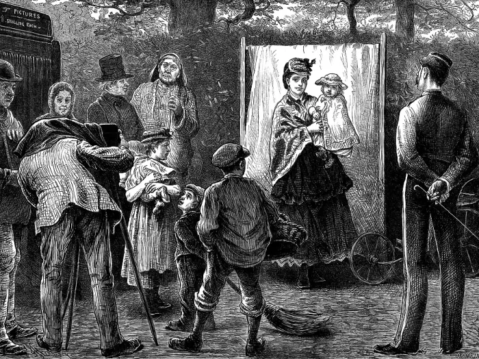 Framed Print : The Travelling Photographer, 1873. Creator: Jenkin Framed Print : The Travelling Photographer, 1873. Creator: Jenkin