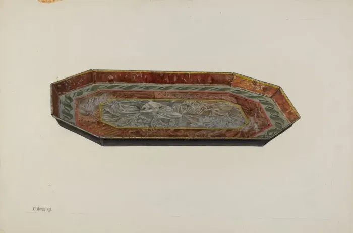 Framed Print : Tray, c. 1941. Creator: Charles Henning Framed Print : Tray, c. 1941. Creator: Charles Henning