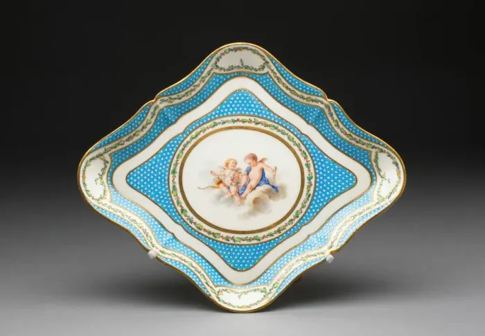 Framed Print : Tray (from a tea service), Sevres, 1770. Creators: Sevres Porcelain Manufactory Framed Print : Tray (from a tea service), Sevres, 1770. Creators: Sevres Porcelain Manufactory