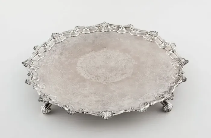 Framed Print : Tray, London, 1755 / 56. Creator: William Preston Framed Print : Tray, London, 1755 / 56. Creator: William Preston