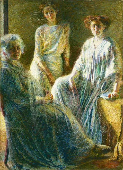 Framed Print : Tre donne (Three women), 1909-1910 Framed Print : Tre donne (Three women), 1909-1910
