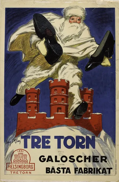 Framed Print : Tre Torn galoscher, 1920s. Creator: D'Ylen, Jean (1886-1938) Framed Print : Tre Torn galoscher, 1920s. Creator: D'Ylen, Jean (1886-1938)