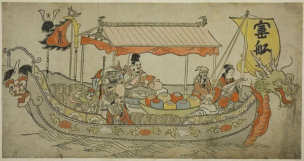 The Treasure Ship, c. 1712. Creator: Furuyama Moromasa