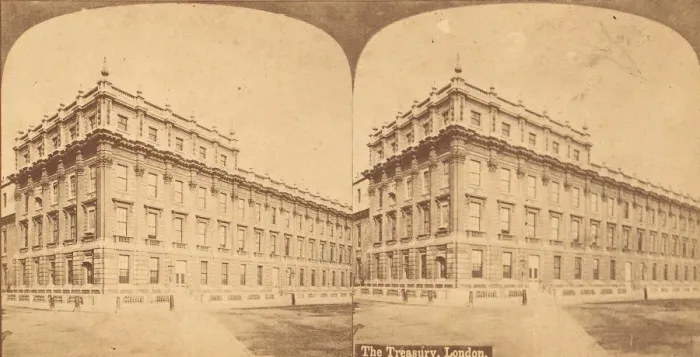Framed Print : The Treasury, London, 1850s-1910s. Creator: Unknown