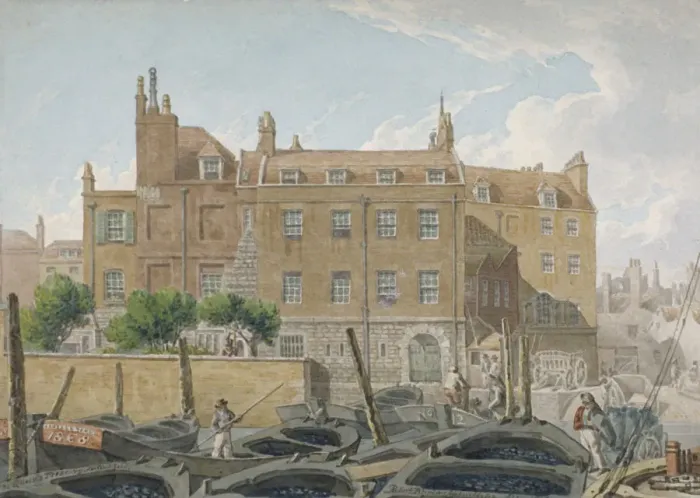 Framed Print : The Treasury, Whitehall, Westminster, London, 1818. Artist: Robert Blemmell Schnebbelie