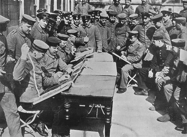 The treatment of German wounded, 1915