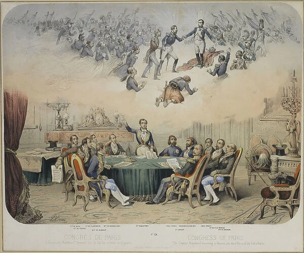 The Treaty of Paris of 1856, 1856. Artist: Adam, Jean-Victor Vincent (1801-1867)
