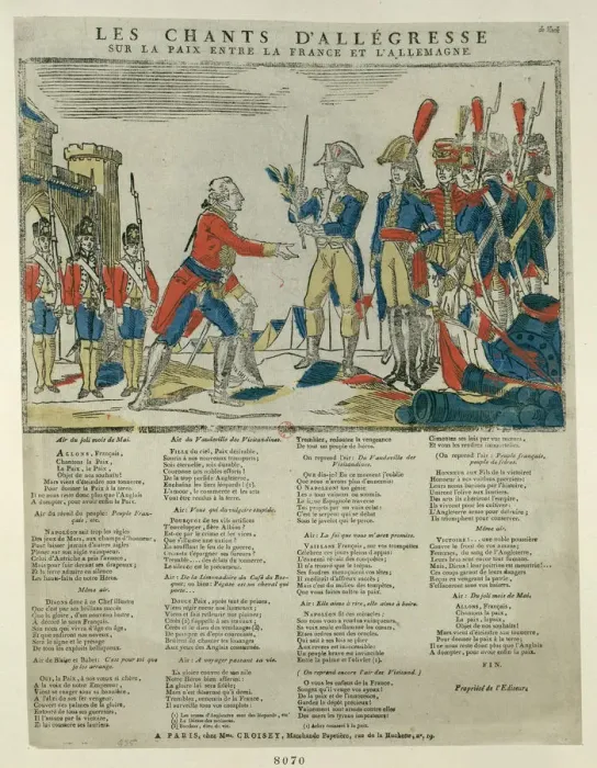 Framed Print : The Treaty of Pressburg, 1805. Artist: Anonymous Framed Print : The Treaty of Pressburg, 1805. Artist: Anonymous