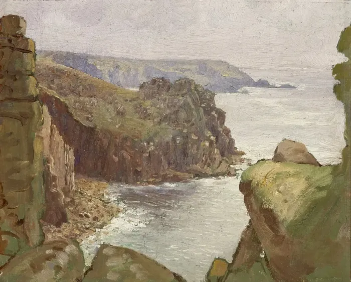 Framed Print : Trebarwith-Strand, Cornwall, 1905. Creator: Anna Richards Brewster Framed Print : Trebarwith-Strand, Cornwall, 1905. Creator: Anna Richards Brewster