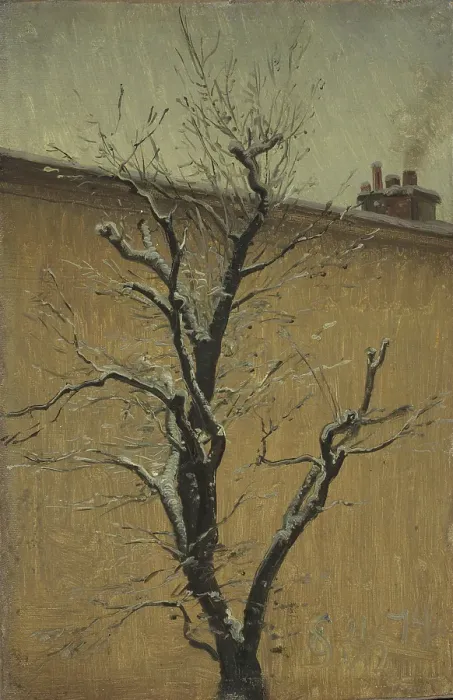 Framed Print : The Tree, 1874. Creator: Christian Skredsvig Framed Print : The Tree, 1874. Creator: Christian Skredsvig