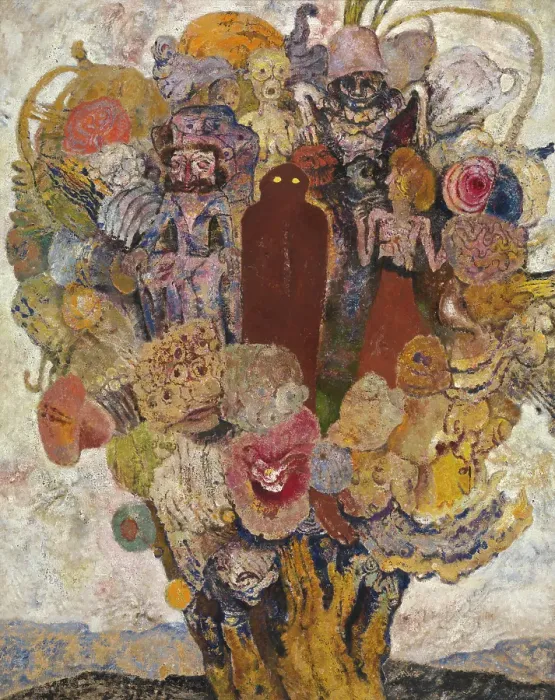 Framed Print : Tree in Bloom, 1930. Creator: Frits van den Berghe