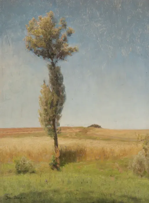 Framed Print : The Tree. Creator: Julius Paulsen Framed Print : The Tree. Creator: Julius Paulsen
