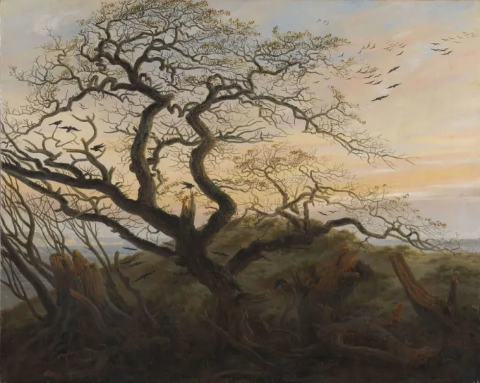 Framed Print : The Tree of Crows. Artist: Friedrich, Caspar David (1774-1840) Framed Print : The Tree of Crows. Artist: Friedrich, Caspar David (1774-1840)