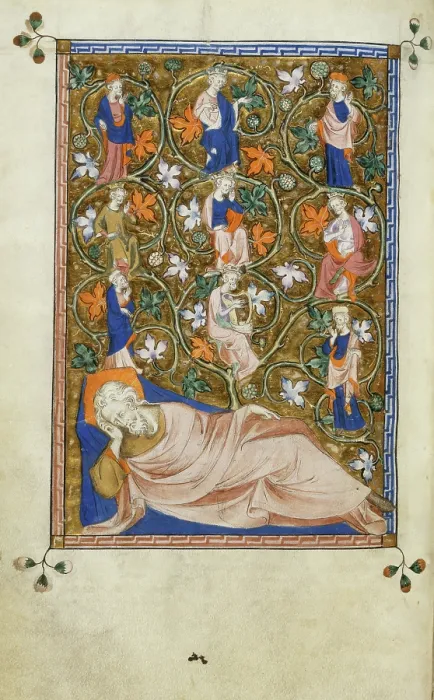 Framed Print : The Tree of Jesse, 1310-1320. Creator: Unknown Framed Print : The Tree of Jesse, 1310-1320. Creator: Unknown