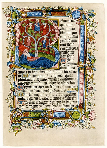 Tree of Jesse, early 15th century. Artist: Master of the Beaufort Saints