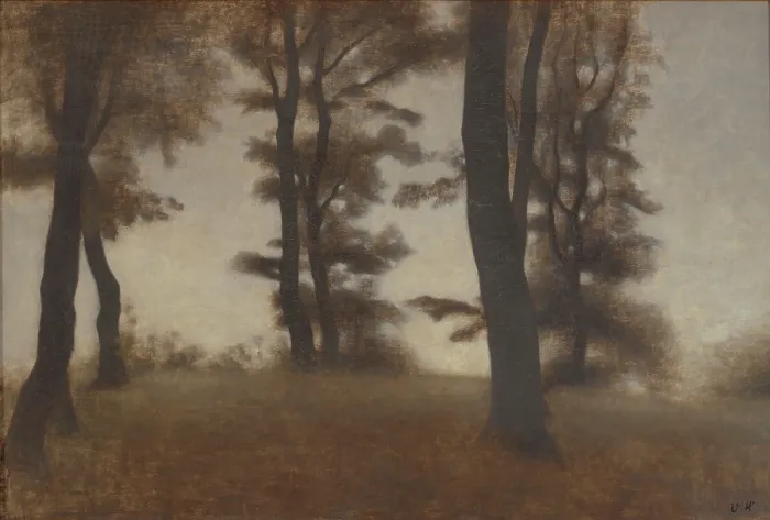 Framed Print : Tree Trunks. Arresodal near Frederiksvaerk, North Zealand, 1904. Creator: Hammershoi, Vilhelm (1864-1916) Framed Print : Tree Trunks. Arresodal near Frederiksvaerk, North Zealand, 1904. Creator: Hammershoi, Vilhelm (1864-1916)